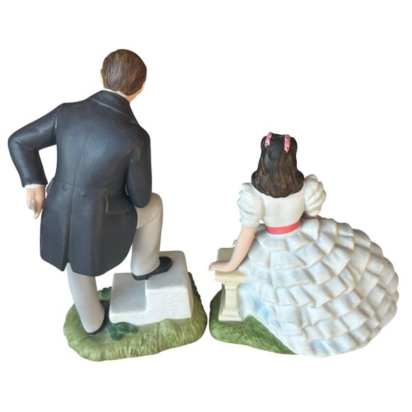 Set of 2 VTG AVON Gone With The Wind Rhett Butler Scarlett O'Hara Figurines-READ - Picture 2 of 13